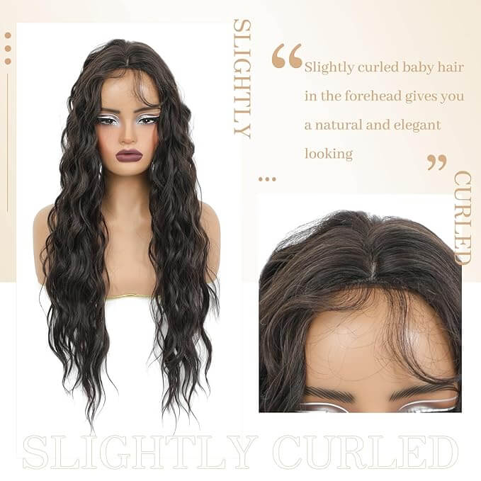 PANEWAY 26"Women's Synthetic Long Curly Hair Extensions, for Adding Volume