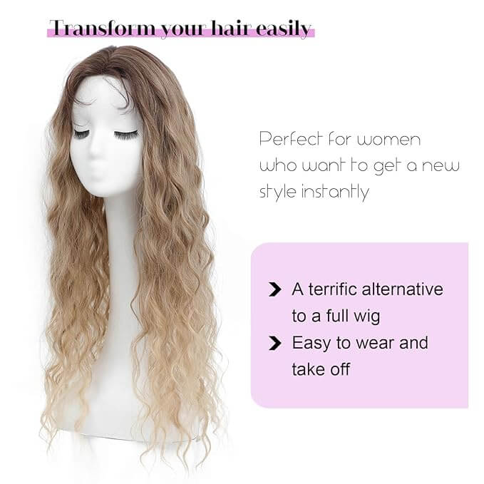 PANEWAY 26"Women's Synthetic Long Curly Hair Extensions, for Adding Volume