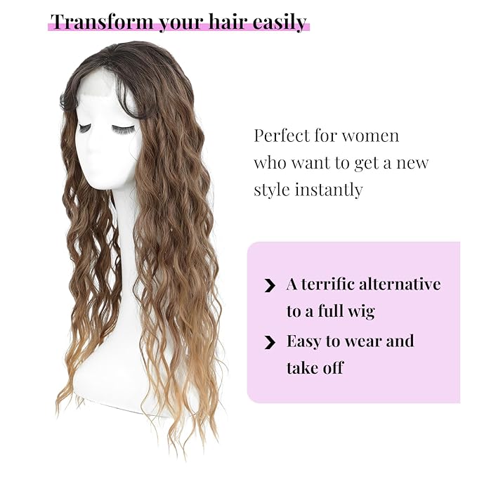 PANEWAY 26"Women's Synthetic Long Curly Hair Extensions, for Adding Volume