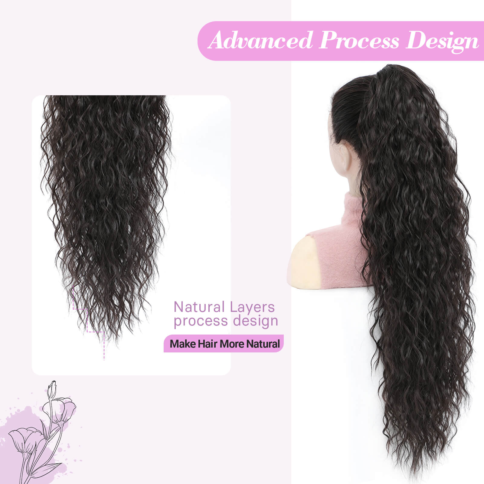 PANEWAY 30"Ponytail Extension