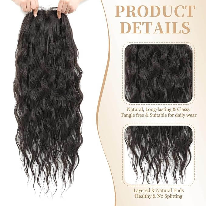 PANEWAY 26"Women's Synthetic Long Curly Hair Extensions, for Adding Volume