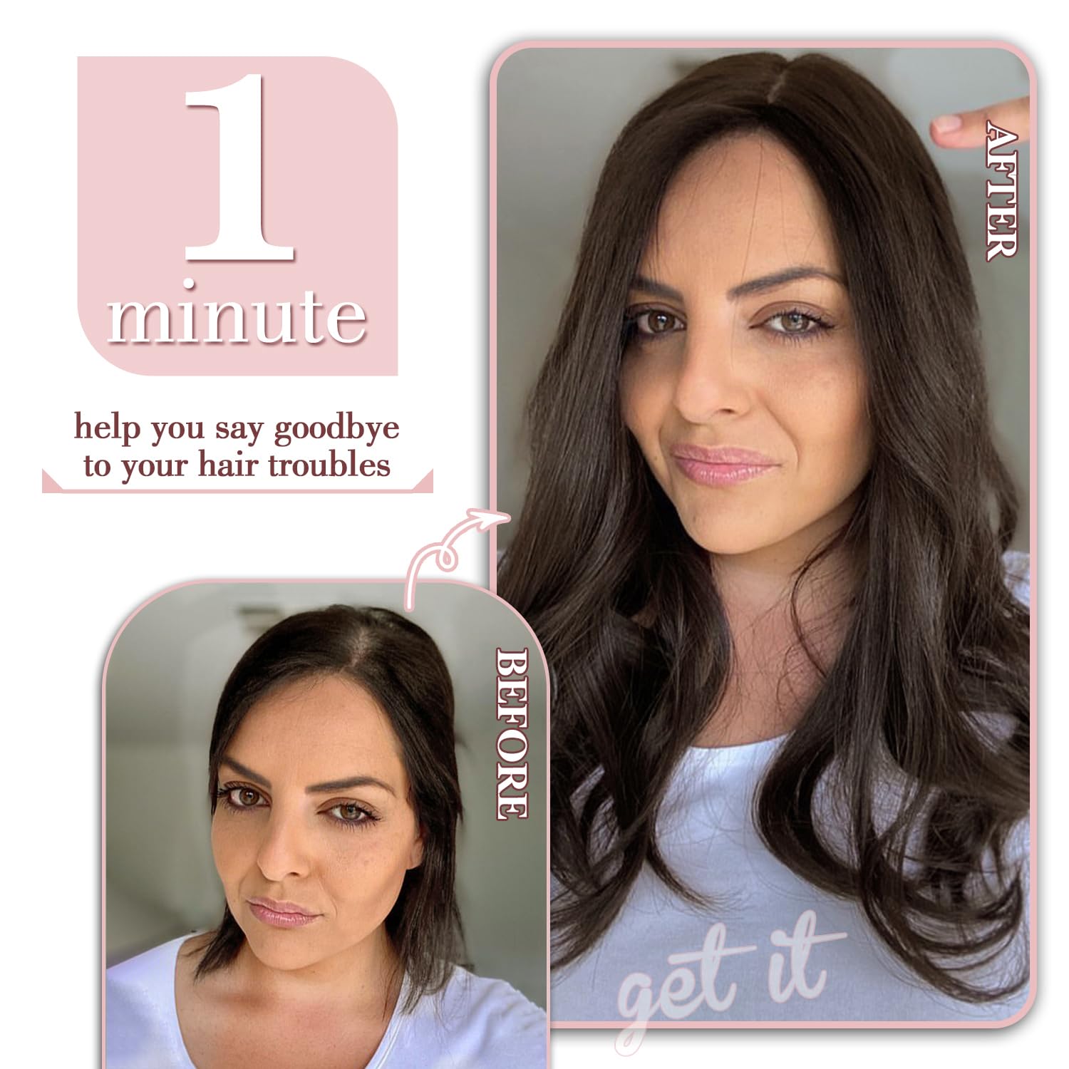 9x9inch Skin Scalp Human Hair Toppers 14inch