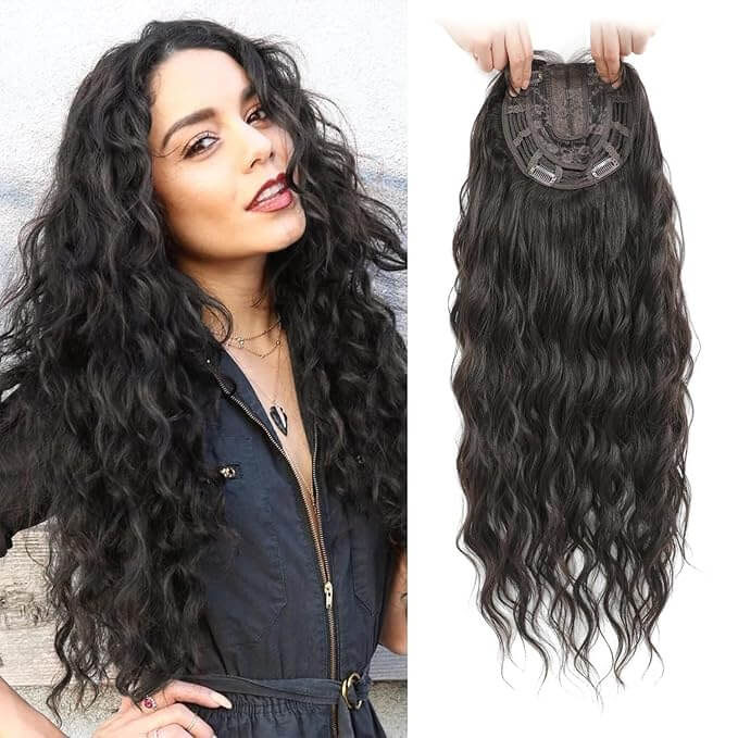 PANEWAY 26"Women's Synthetic Long Curly Hair Extensions, for Adding Volume